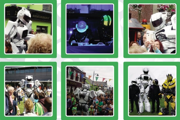 Robots for your festival with www.robotnetworks.ie
